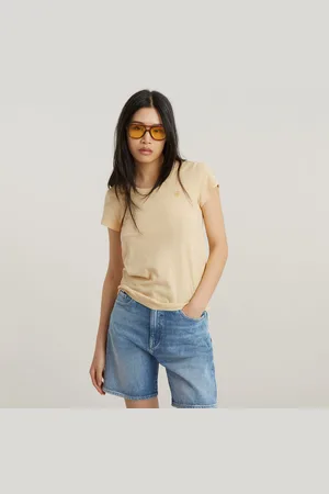 G-Star Womens G-Star RAW Overdyed Eyben Slim Top 2.0 - Cotton - Size X-Small
