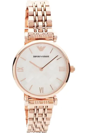Emporio Armani Womens AR11110 Plated Bracelet Watch - One Size