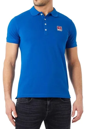 Diesel T-Kal-Patch Mens Polo Shirts Casual Summer Tee - Cotton - Size Medium