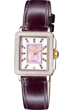 GV2 by Gevril Womens Padova Gemstone watch - Leather - One Size