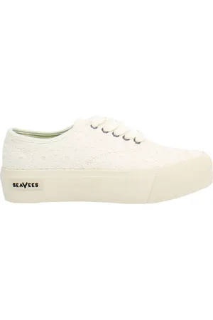 Seavees Legend Platform Embroidery Womens Shoes Canvas (archived) - Size UK 4