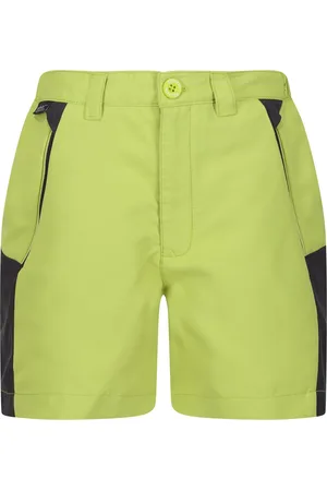 Regatta Kids Unisex Childrens/Kids Sorcer Mountain III Shorts (Green Algae/Seal Grey) - - Size 15-16Y