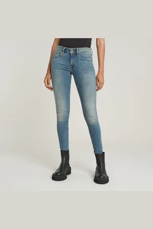 G-Star Womens G-Star RAW Midge Zip Skinny Jeans - - Size 23W/32L