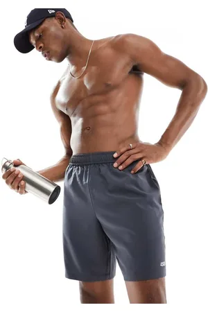 ASOS Mens 4505 Icon 7 inch training shorts with quick dry in -Grey - Size Small