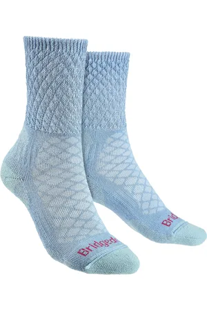 Bridgedale Womens Hiking Lightweight Merino Socks - Powder Merino Wool - Size 7-8.5 (UK Shoe)