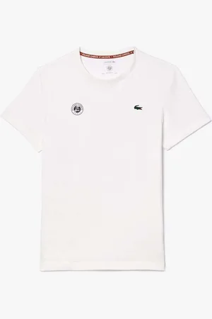 Lacoste Mens Sport Roland-Garros Edition Ultra Dry Tennis T-Shirt in Cotton - Size 3XL