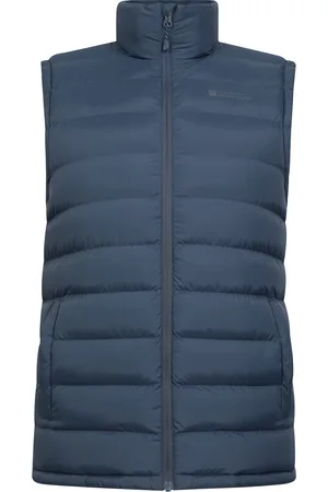 Mountain Warehouse Mens Seasons Faux Fur Lined Padded Gilet - Size X-Small