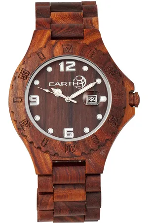 Earth Unisex Raywood Bracelet Watch w/Date - - One Size