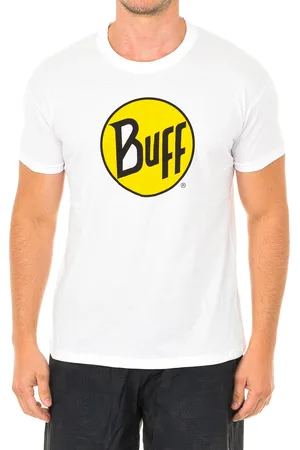Buff Mens Short sleeve t-shirt for outdoor sports BF10100 man - Cotton - Size Small