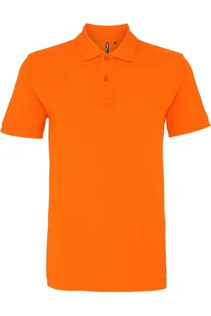 Asquith Mens Plain Short Sleeve Polo Shirt Cotton - Size Medium