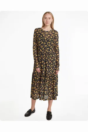 Tommy Hilfiger Mesh Rose Womens Midi Slim Fit Dress - - Size 10 UK