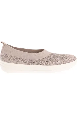 FitFlop Womens Fit Flop Uberknit Slip On Ballet Pumps in Textile - Size UK 6