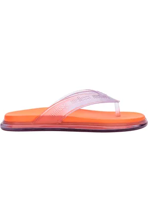 Melissa Womens M Lover Plus Flip Flop Clear/ - Size UK 3