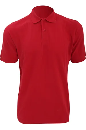 Russell Athletic Mens Ripple Collar & Cuff Short Sleeve Polo Shirt (Bright ) - Size 2XL