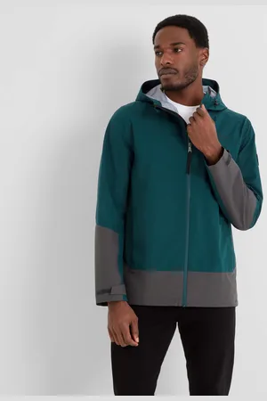 Tog 24 Bowston Mens Waterproof Jacket - Petrol Green - - Size 2XL