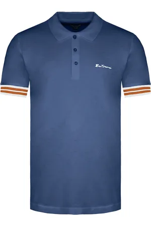 Ben Sherman Pineapple Pique Mens Polo Shirt Cotton - Size Medium