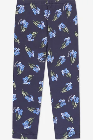 MONNALISA Girls Floral Leggings in - Size 4Y
