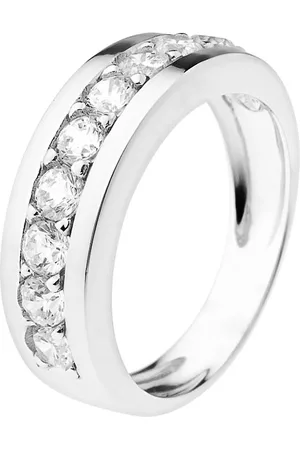 Diadema Womens - Ring - Love Jewelry Collection - Sterling Silver - Size O 1/2