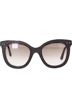 Bottega Veneta Pre-owned Mens Oversize Tortoiseshell Gradient Sunglasses in Acetate - One Size