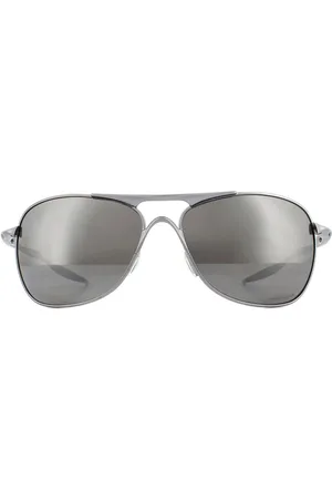 Oakley Aviator Mens Lead Prizm Black Polarized Sunglasses - Metal - One Size