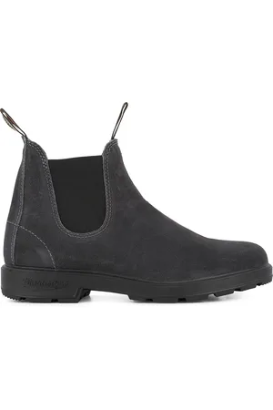 Blundstone Unisex #1910 Steel Suede Chelsea Boot - Size UK 12