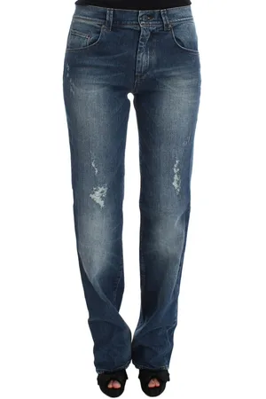 ERMANNO SCERVINO WoMens Wash Cotton Blend Slim Fit Jeans material_cotton - Size 26 (Waist)
