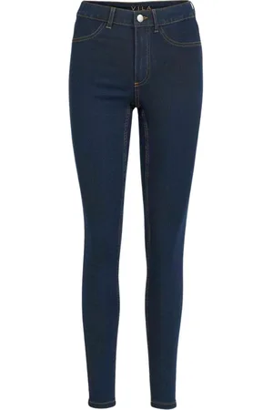 VILA Womens Regular Skinny Jeans - Cotton - Size 8 Long
