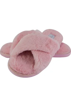 Miss Sparrow Womens Open Toe Bedroom House Slippers with Back