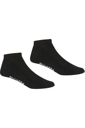 Regatta Mens Unisex 5 Pack Durable Comfort Trainer Socks - Cotton - Size UK 6-8