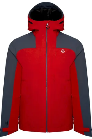 Dare 2B Mens The Jenson Button Edit - Diluent Recycled Waterproof Jacket (Danger /Orion Grey) - Size Medium