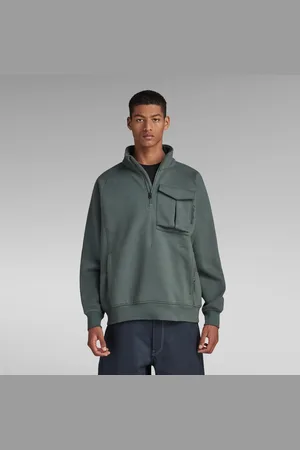 G-Star Mens G-Star RAW Anorak Loose Sweater - Cotton - Size X-Small