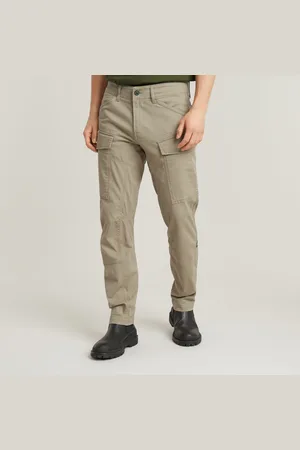 G-Star Mens G-Star RAW Cargo Regular Tapered Pants - Cotton - Size 33W/34L
