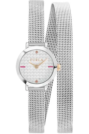 Furla Womens R4253107502 Vittoria 21mm 2H with Dial Mesh - One Size
