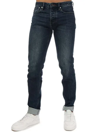 Emporio Armani Mens J75 Slim Fit Jeans in Denim - Cotton - Size 36 Long