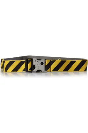 OFF-WHITE Mens Accessories Off White Meteor Tuc Stripe Tape Belt in black - One Size