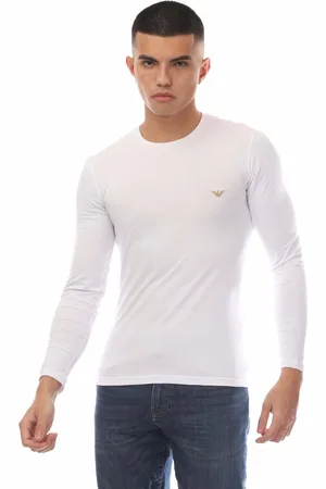 Emporio Armani Mens Long Sleeve T-Shirt in - Size Large
