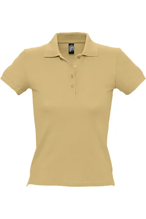 Sols Womens/Ladies People Pique Short Sleeve Cotton Polo Shirt - Size Medium