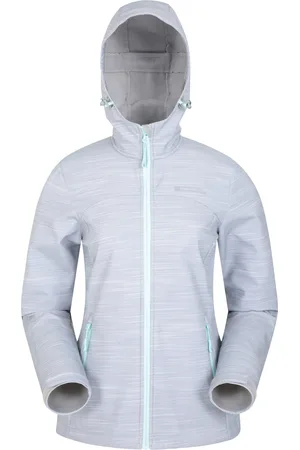 Mountain Warehouse Womens/Ladies Exodus Printed Water Resistant Soft Shell Jacket - Size 4 UK