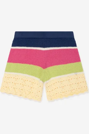 Emporio Armani Girls Crochet Knit Shorts in - Size 6Y