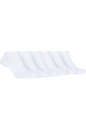 Jeep Womens - 6 Pairs Ladies Performance Poly Low Ankle Length Trainer Socks - - Size UK 4-6.5