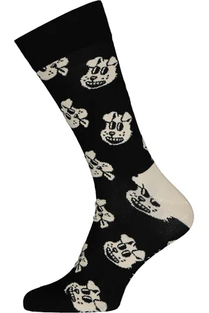 Happy Socks Unisex Novelty Colourful Bright Cotton Blend Dog - - Size UK 4-7