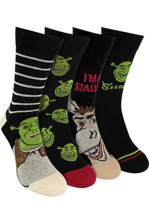 Shrek 4 Pairs Multipack Mens Socks