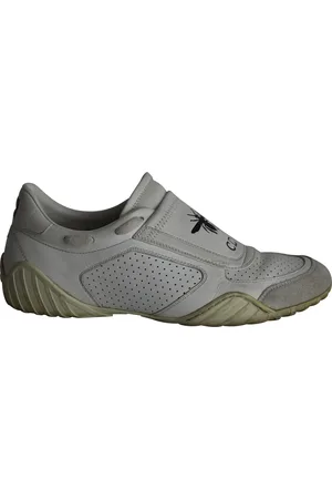 Dior Pre-owned Womens D-Fence Lace Up Sneakers in Leather And Suede Leather (archived) - Size UK 2