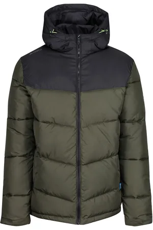 Regatta Mens Regime Insulated Padded Jacket (Dark /Black) - Size Large