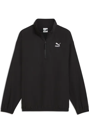 PUMA Mens CLASSICS Woven Relaxed Crew Top - - Size Medium
