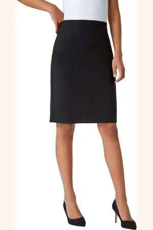 Roman Womens Pull On Stretch Elastic Waist Pencil Skirt - - Size 20 UK