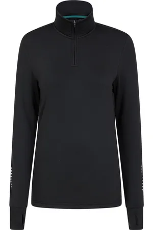 Mountain Warehouse Womens/Ladies Half Zip Long-Sleeved Running Midlayer - Size 6 UK