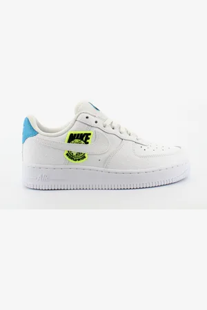 Nike Air Force 1 07 Leather Womens Lace Up Trainers CT1414 101 - Size UK 4.5