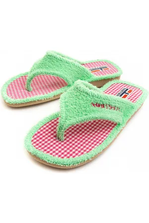 Northome Womens Flip-Flop Homeflip In Textile - Size UK 6