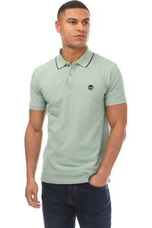 Timberland Mens Millers River Printed Neck Polo Shirt in - Size Small